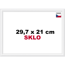 Fehér műanyag képkeret A4 méretben társasjáték