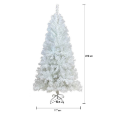 Fehér műfenyő 210 cm-es műfenyő