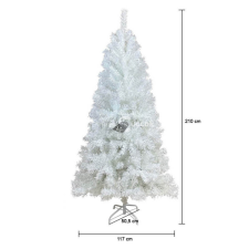  Fehér műfenyő 210 cm-es műfenyő