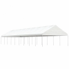  fehér polietilén pavilon tetővel 20,07 x 5,88 x 3,75 m