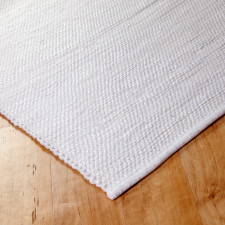 Fehér rongyszőnyeg 70×200 cm lakástextília