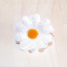  Fehér százszorszép fejvirág, átmérője: 4,3 cm dekorációs kellék