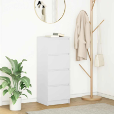  fehér szerelt fa tálalóasztal 37,5x35x99 cm bútor