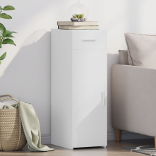  Fehér szerelt fa tálalószekrény 30 x 42,5 x 93 cm bútor