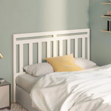  Fehér tömör fenyőfa ágy fejtámla 166 x 4 x 100 cm ágy és ágykellék