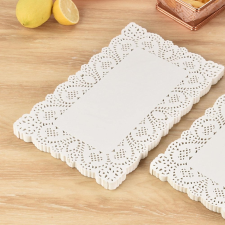  Fehér tortacsipke téglalap 19x30 cm 16db/csomag sütés és főzés