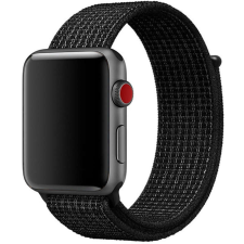 FeiFan nylon szövet óraszíj Apple Watch órához 38/40/41 mm - Fekete Nike okosóra kellék