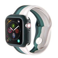 FeiFan szivárvány szilikon óraszíj Apple Watch órához 38/40/41 mm - Zöld okosóra kellék