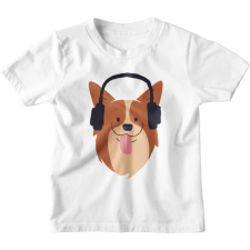  Fejhallgatós Kutya - Gyerek Póló gyerek póló