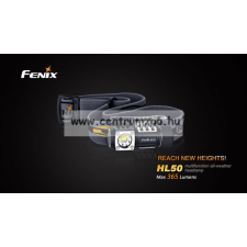  Fejlámpa Fenix Hl50 Fejlámpa (365 Lumen) Vízálló (New) horgászkiegészítő