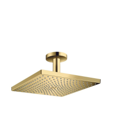Fejzuhany Hansgrohe Raindance négyzet zuhanykarral együtt fényezett arany megjelenés 26250990 csaptelep