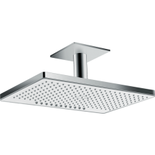 Fejzuhany Hansgrohe Rainmaker Select négyzet vakolat alatti rész nélkül fehér / króm 24014400 csaptelep