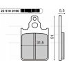  Fékbetét PIAGGIO QUARTZ / ZIP RMS 0160
