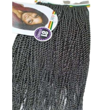 FEKETE 1-ES Senegal Twist Afro Póthaj Fonáshoz nagycsomagos kiszerelés póthaj