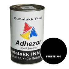 FEKETE 300 - ADHEZOR AKRIL FESTÉK - 1 L zománcfesték