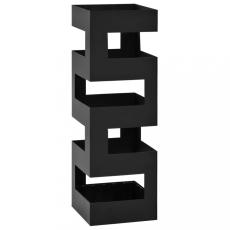  Fekete acél esernyőtartó Tetris-mintával