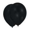  Fekete Black léggömb, lufi 25 db-os 11 inch (27,5 cm)