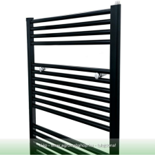  Fekete csőradiátor 600*1750 mm (952W) fűtőtest, radiátor