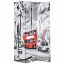  Fekete-fehér londoni busz mintás paraván 120 x 170 cm bútor