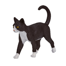 Fekete-fehér Mojo cica figura játékfigura