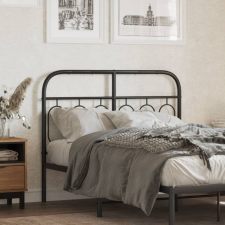  Fekete fém fejtámla 120 cm ágy és ágykellék