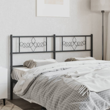  fekete fém fejtámla 150 cm ágy és ágykellék