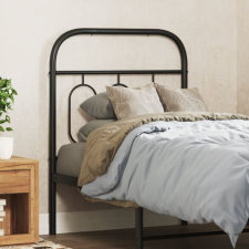 Fekete fém fejtámla 75 cm ágy és ágykellék