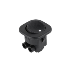Fekete kapcsoló rs-101-7c 2 pozíció 2 pin 20mm villanyszerelés