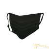  Fekete pamut szájmaszk