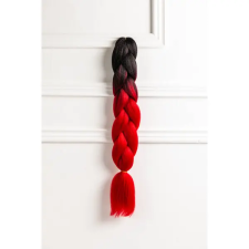  Fekete-Piros Ombre Póthaj 120 cm póthaj