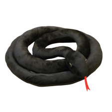 Fekete plüss kígyó 110 cm plüssfigura