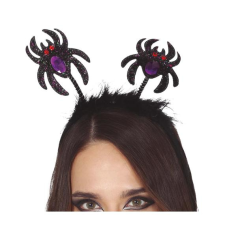  Fekete pók csillámporos tiara jelmez