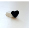  Fekete szív alakú biztonsági orr, 10mm - 1db