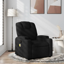  fekete szövet dönthető masszázsfotel masszázsfotel