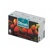 Fekete tea, 20x1,5g, DILMAH, eper tea