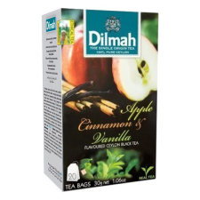  Fekete tea DILMAH Apple &amp; Cinamon 20 filter/doboz tea