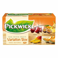  Fekete tea PICKWICK ízesített sárga variációk cseresznye-trópusi-mangó-sárgadinnye 20 filter/doboz tea