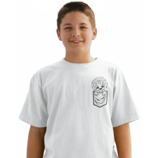  Fekete vonalas zseb állat (Oroszlán) - Gyerek Póló gyerek póló