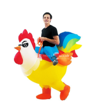 Felfújható kakas jelmez - - felnőtt 150-195 cm jelmez