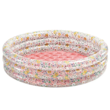  Felfújható medence virágokkal, 86x25 cm, INTEX 58427 medence