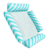  Felfújható vízi relax fotel, kék, 123×120 cm PVC matrac