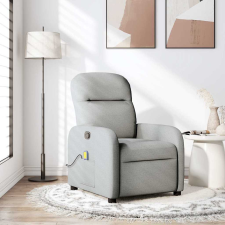 felhőszürke szövet dönthető masszázsfotel masszázsfotel