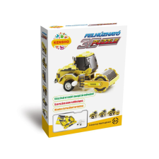 Felhúzható 3D puzzle - úthenger puzzle, kirakós