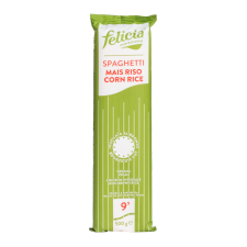 Felicia bio gluténmentes tészta kukorica-rizs spagetti 500 g tészta