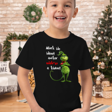  Feliratos karácsonyi gyerek póló - Minek ide kinézet.. gyerek póló