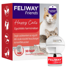  Feliway Friends párologtató készülék + utántöltő 48ml vitamin, táplálékkiegészítő macskáknak