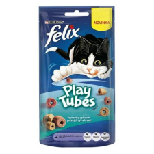 FELIX Állateledel jutalomfalat FELIX Play Tubes macskáknak hal-garnélarák 50g jutalomfalat macskáknak
