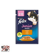 Felix Fantastic alutasakos csirkés (4x85gr) macskaeledel