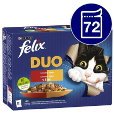 Félix Fantastic DUO húsválaszték kocsonyában 72 x 85 g macskaeledel