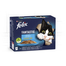 Felix Fantastic - (halas) válogatás aszpikban (12x85g) macskaeledel